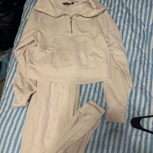 Women's Cream Jumpsuit